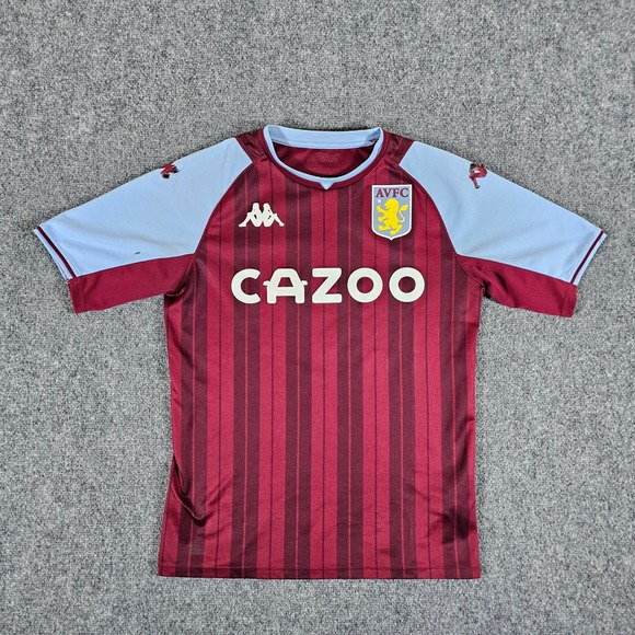 Kappa Other - Kappa Aston Villa FC Soccer Jersey Cazoo Football Shirt Maroon Mens Small Flawed